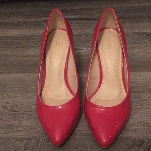 Never Worn Pink Patent 3 1/2” Heels Size 8.5